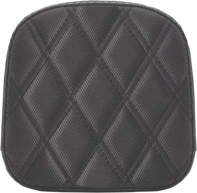 SADDLEMEN Sissy Bar Pad - Lattice Stitched - Black 0407SDC