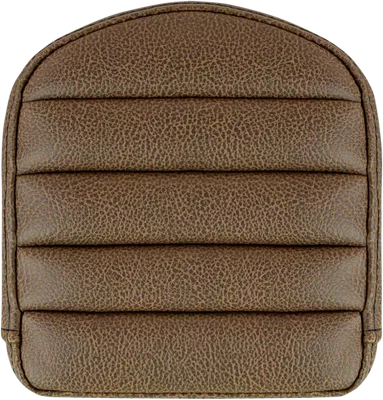 SADDLEMEN Sissy Bar Pad - Tuck-n-Roll - Brown 040846BR
