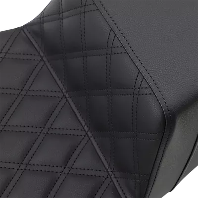 SADDLEMEN Step-Up Seat - Extended Reach - Front Lattice Stitch - FL '08-'23 808-07B-172E
