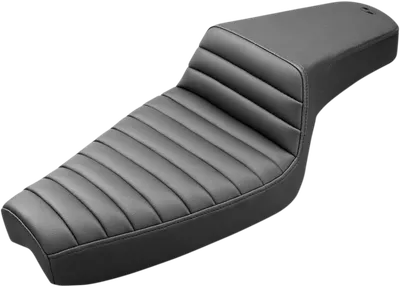 SADDLEMEN Step-Up Seat - Front Tuck-n-Roll - Black - XL 807-03-171