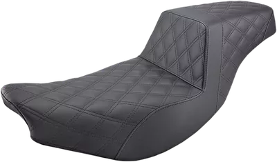 SADDLEMEN Step Up Seat - Full Lattice - Black - Indian I14-07-175