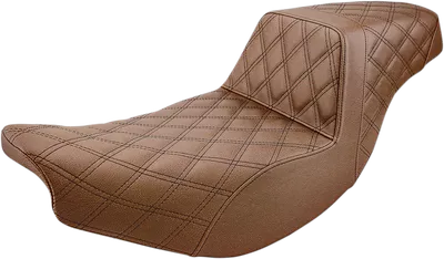 SADDLEMEN Step Up Seat - Full Lattice - Brown - Indian I14-07-175BR