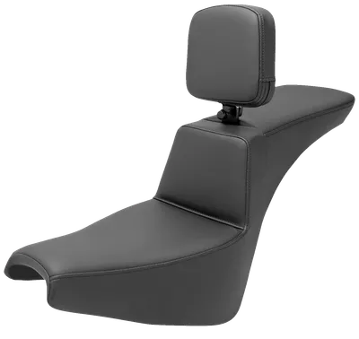 SADDLEMEN Tour Step-Up Seat - Rider Backrest - Plain - FXBB/FXST '18-'23 818-30-194BR