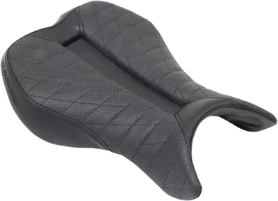 SADDLEMEN Track Seat - Lattice Stitch - Black - 675R '13-'17 0810-T138