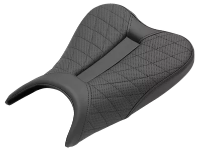 SADDLEMEN Track Seat - Lattice Stitch - Black - Ninja 400 '18-'22 0810-K079