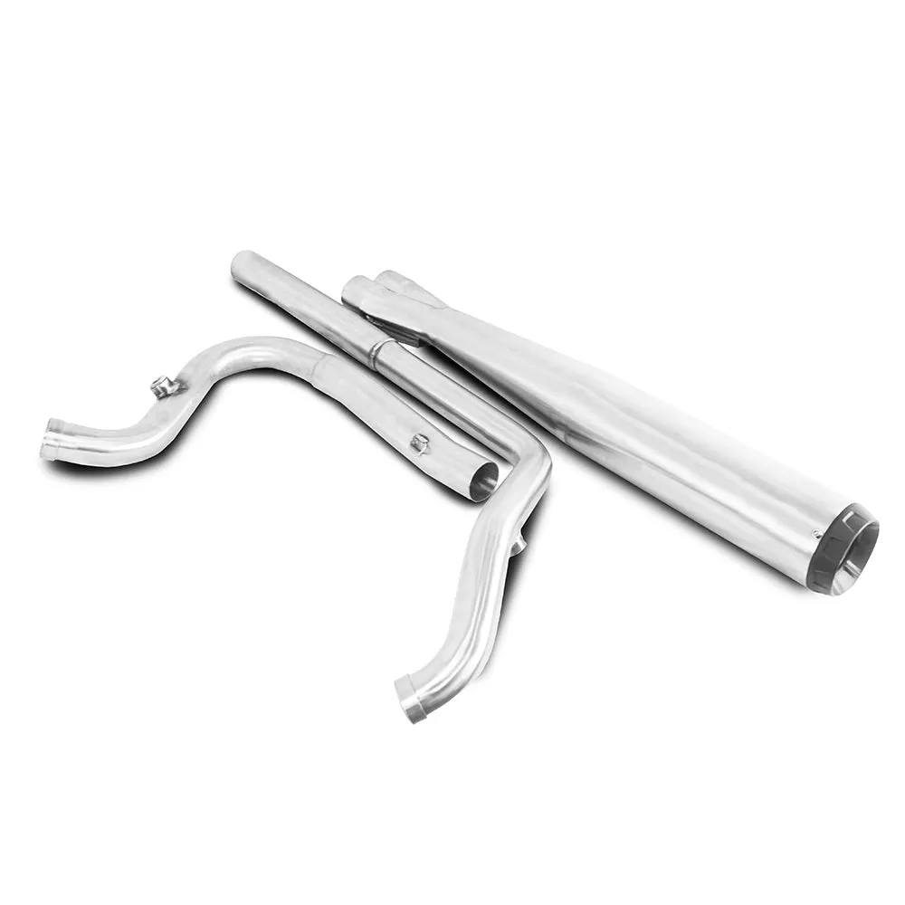 [SALE] STAINLESS STEEL 2- INTO-1 MUFFLER FOR TOURING