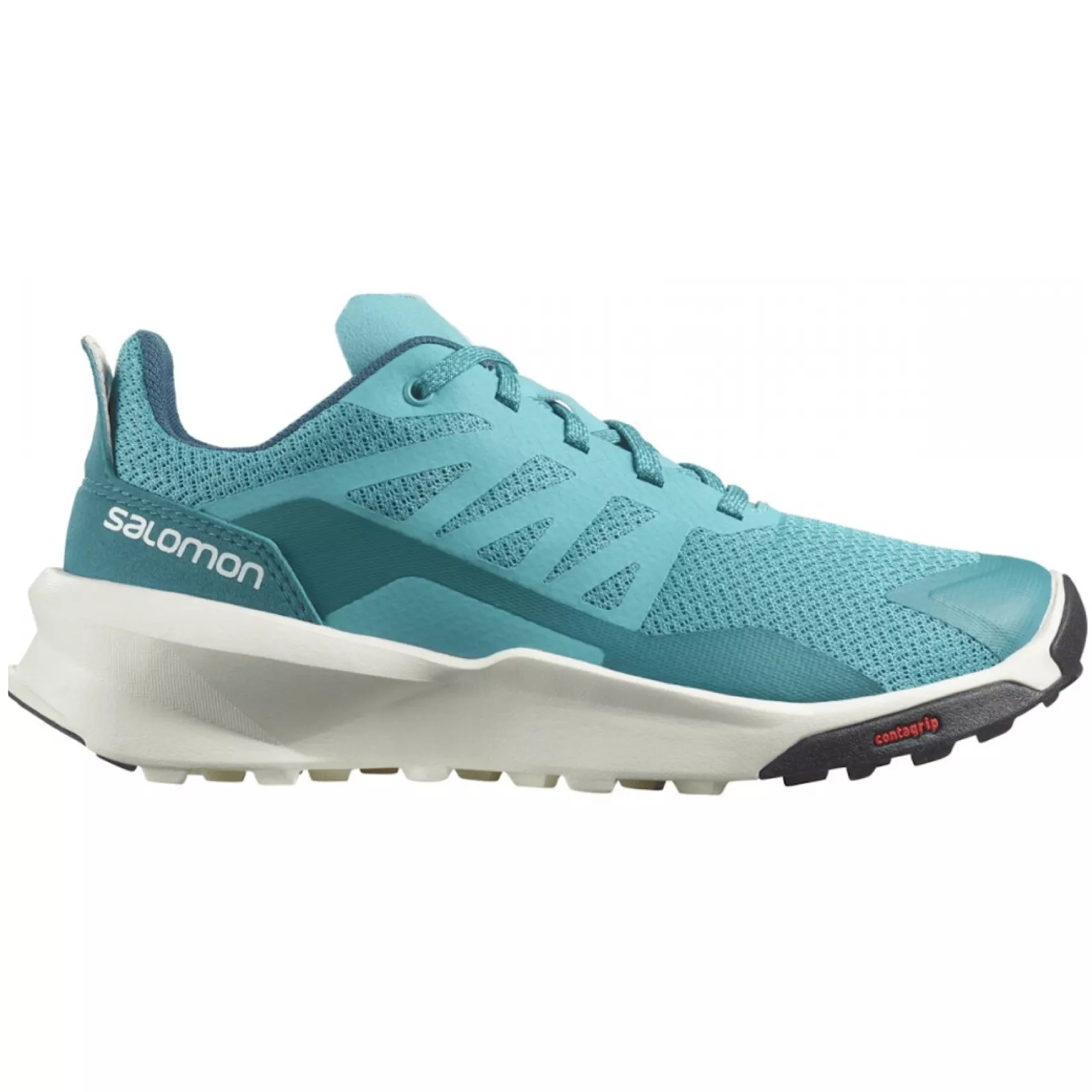 SALOMON PATROL J running shoes - light blue/white