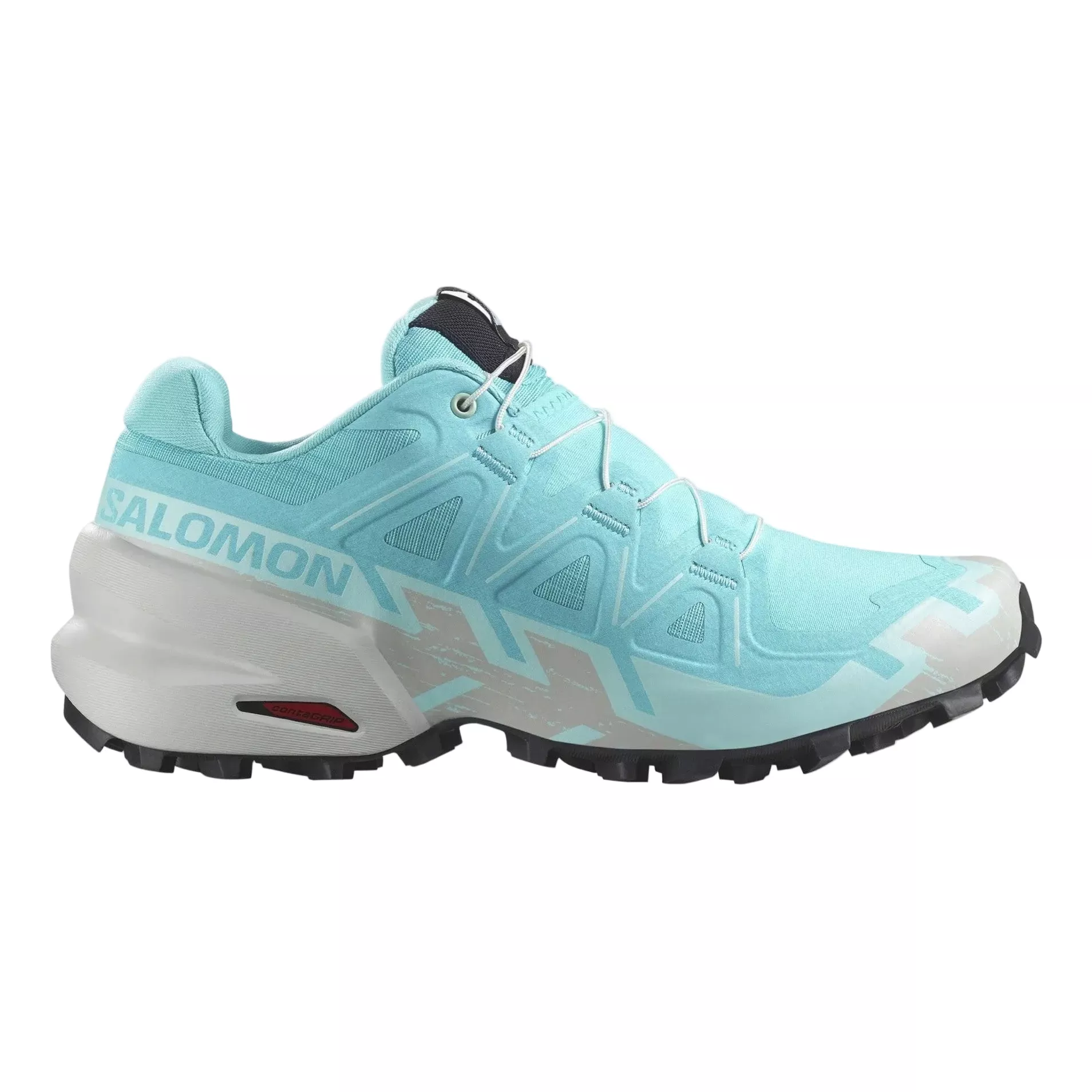 SALOMON SPEEDCROSS 6 W trail running shoes - light blue/white