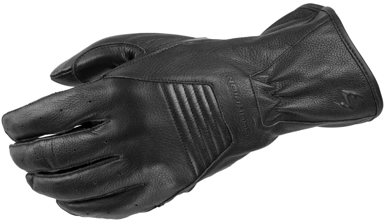 Scorpion EXO G14-038 Long Cuff Leather Cruiser Gloves * Black, Size 3X
