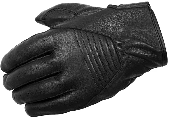 Scorpion EXO G24-034 Short Cut Leather Cruiser Gloves - Black, Medium