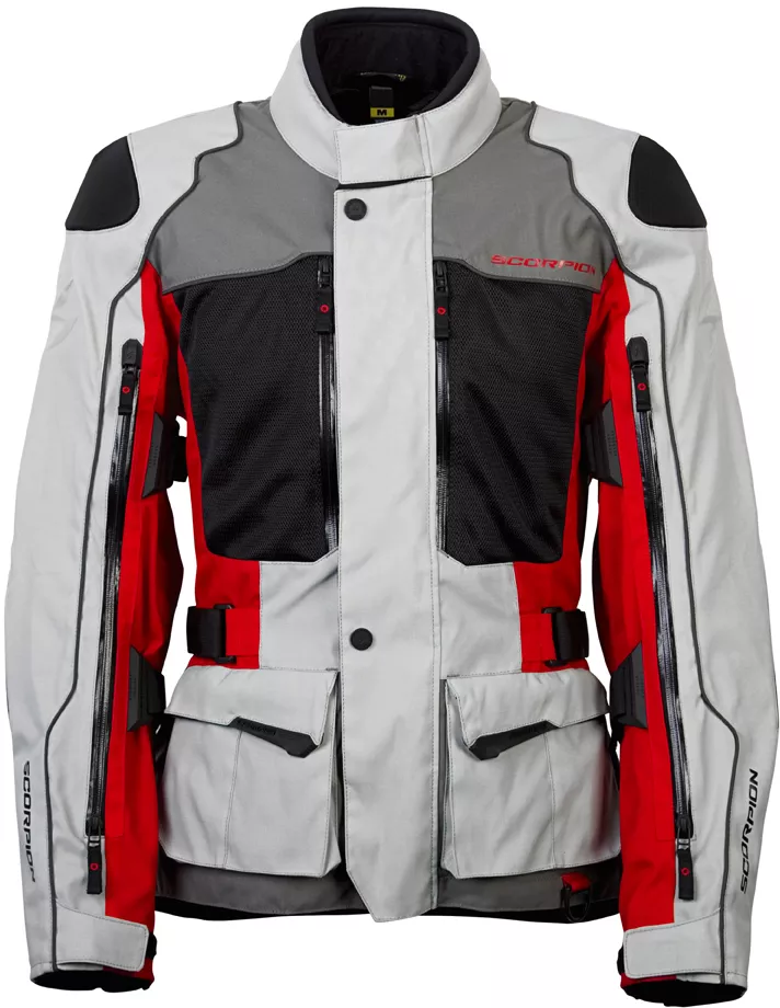 Scorpion EXO Yosemite Men's All Weather Touring Jacket with Removable Liners - Red, Medium