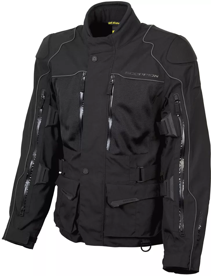 Scorpion EXO Yosemite Men*s Textile Touring Jacket with Removable Liners and Safety Protection
