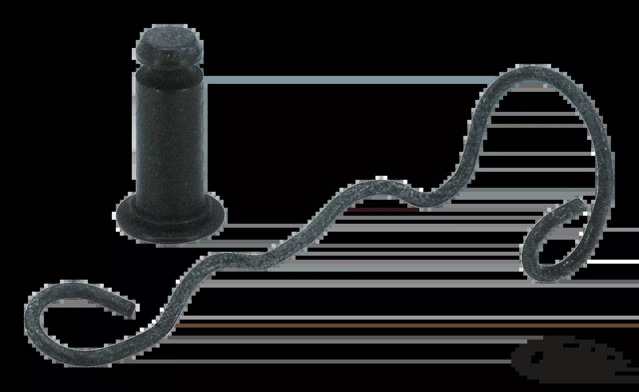 Seat clevis pin and spring for Harley-Davidson