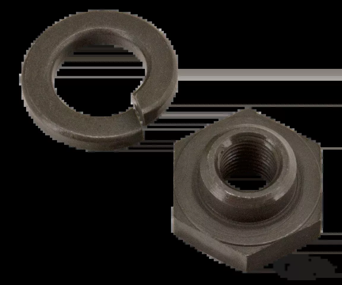 Seat post rod lock nut & washer, prkrzd For Harley-Davidson