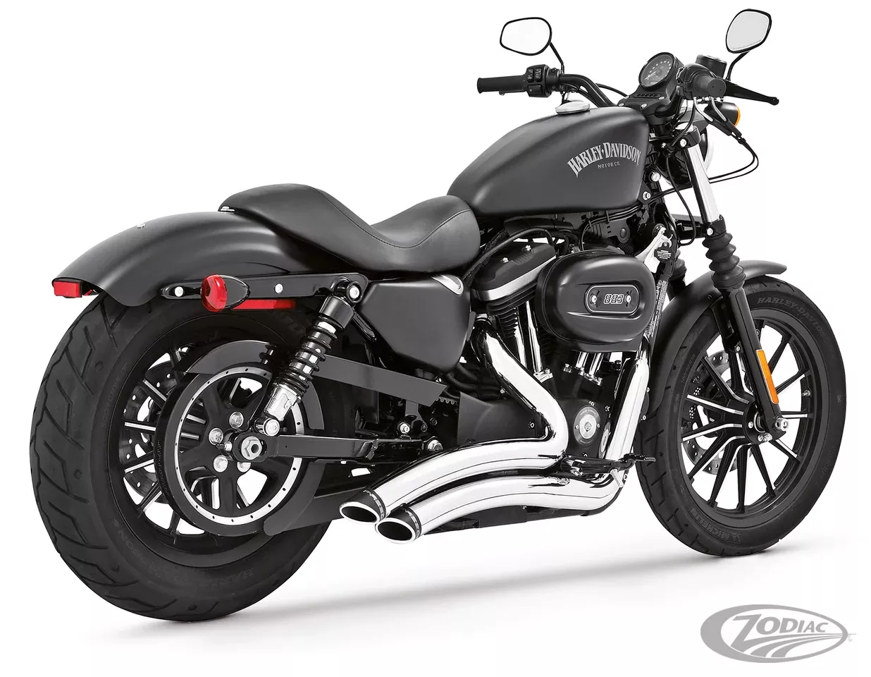 Sharp Curve Radius+Caps Ch/Ch F*ST86-17 For Harley-Davidson