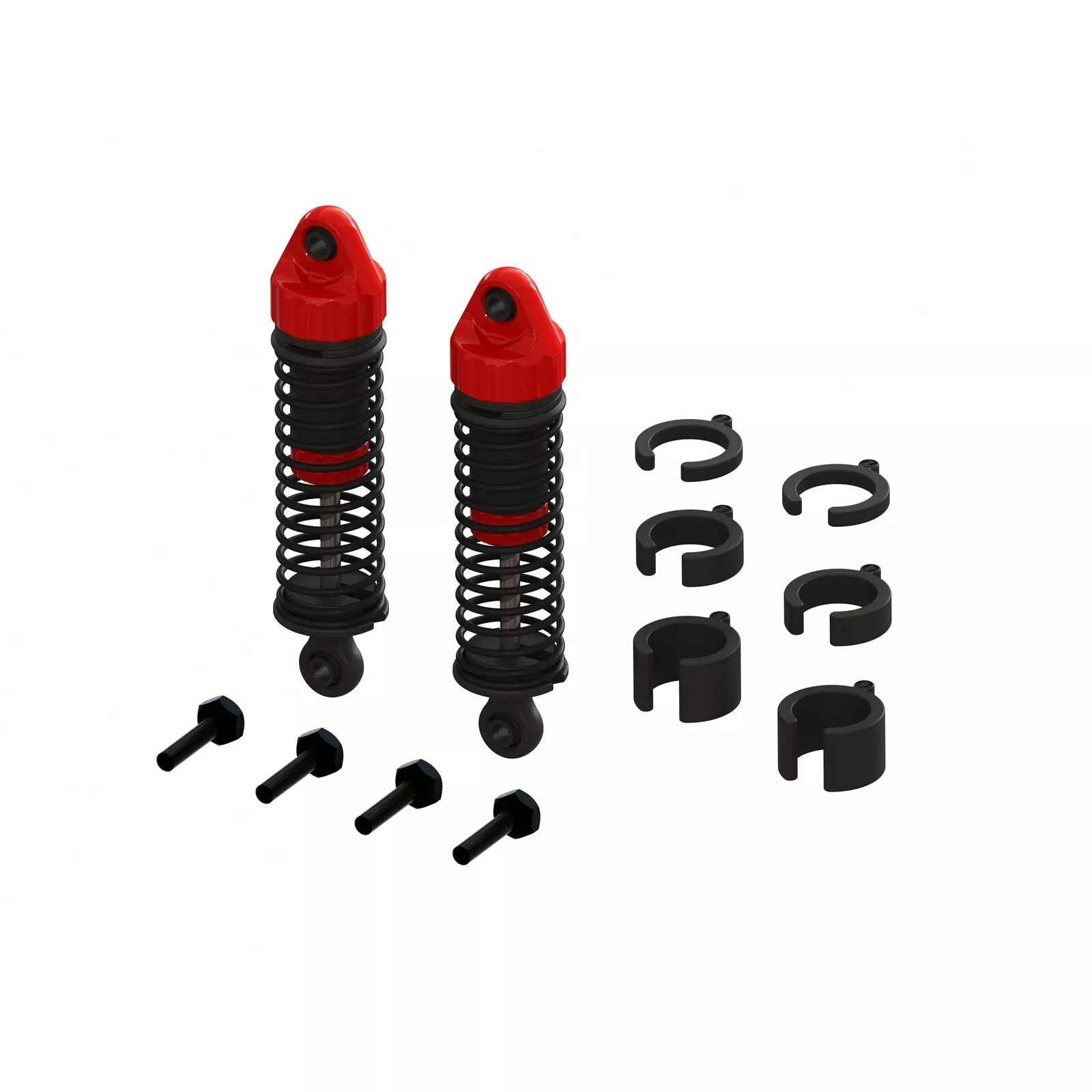 Shock Set, 58mm Length, 300cSt Oil (2): GROM - ARA330806