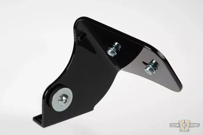 Short Side License Plate Holder Black Gloss For Harley-Davidson
