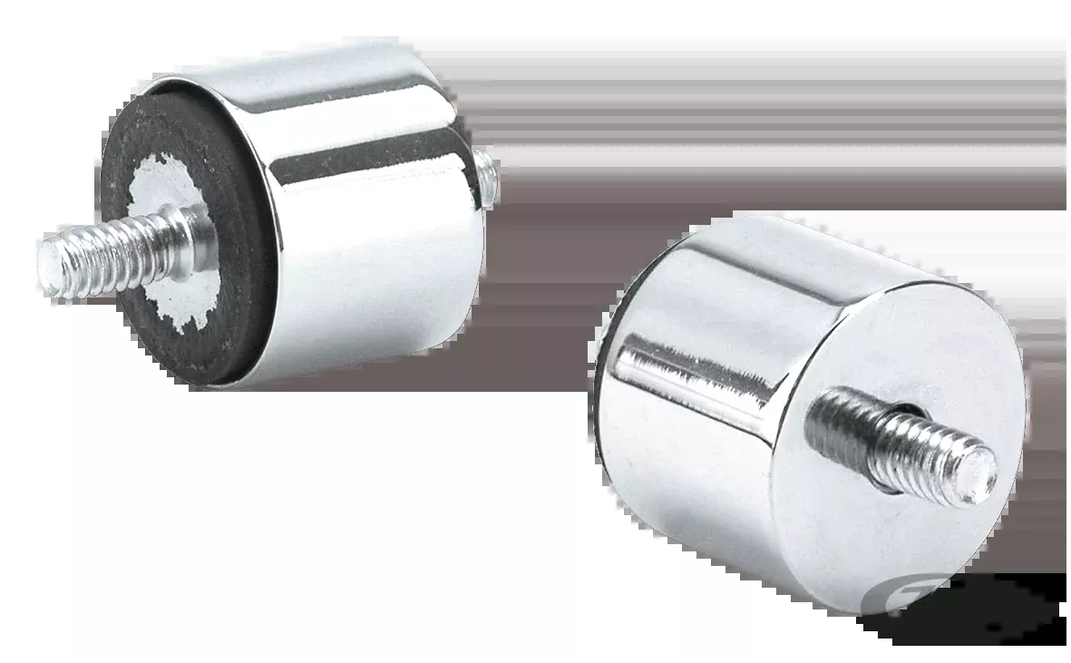 Silencer Block with Chrome Cover for Harley Davidson