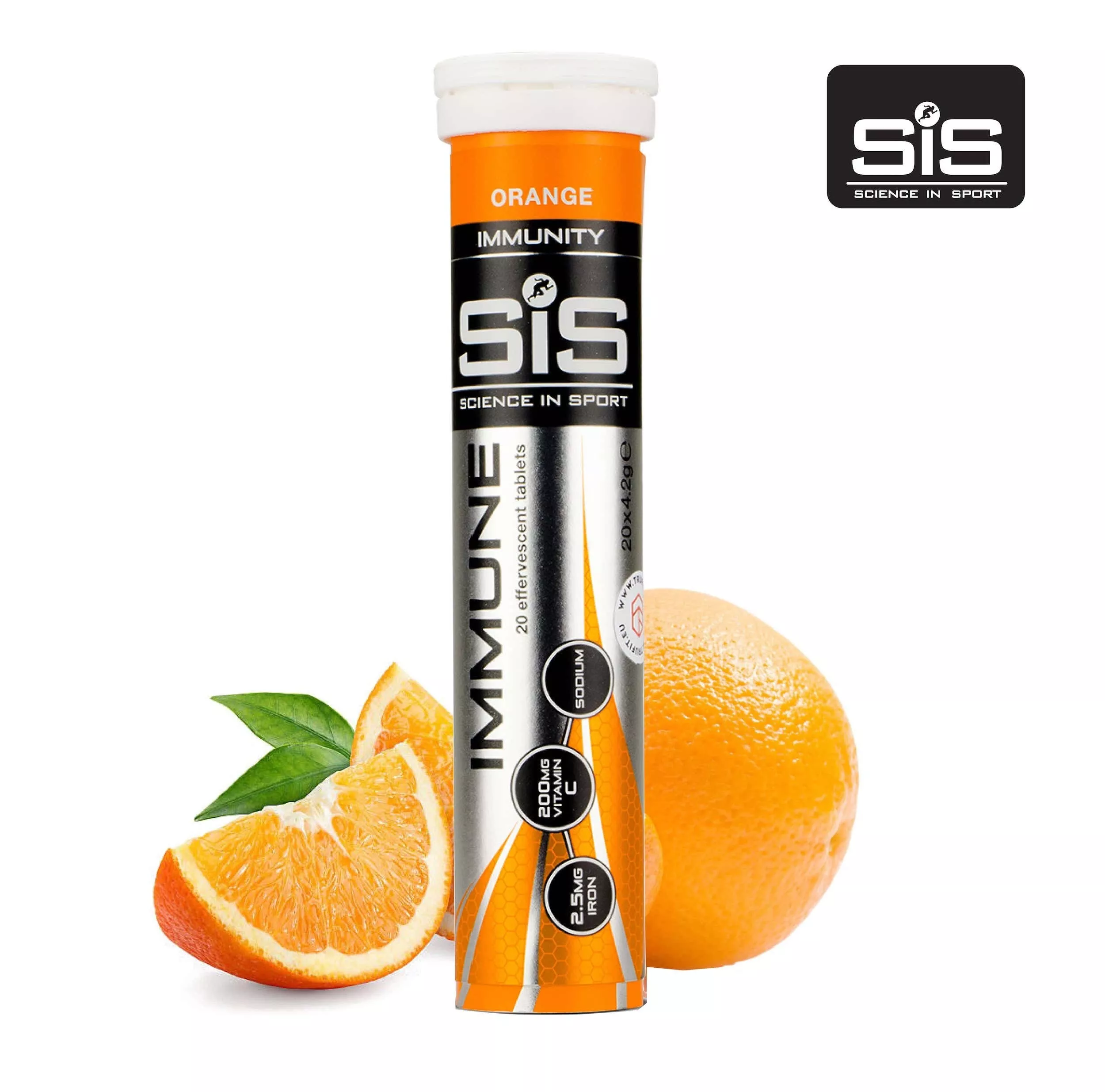 SIS Nutrition Tablet Go IMMUNE 20x4g orange