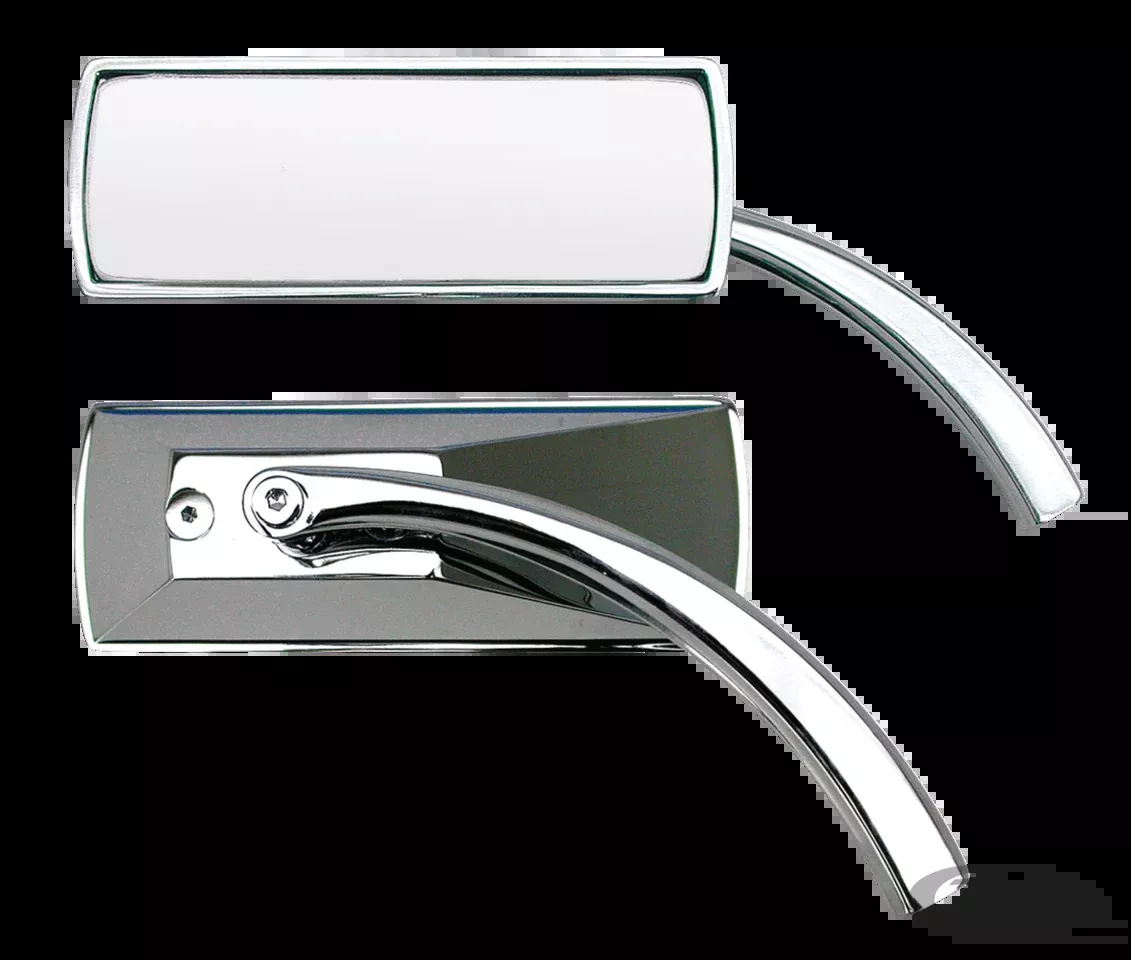 Small Chrome Billet Aluminum Rearview Mirror for Harley-Davidson