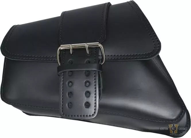 Solo Side Bag Black Left For Harley-Davidson