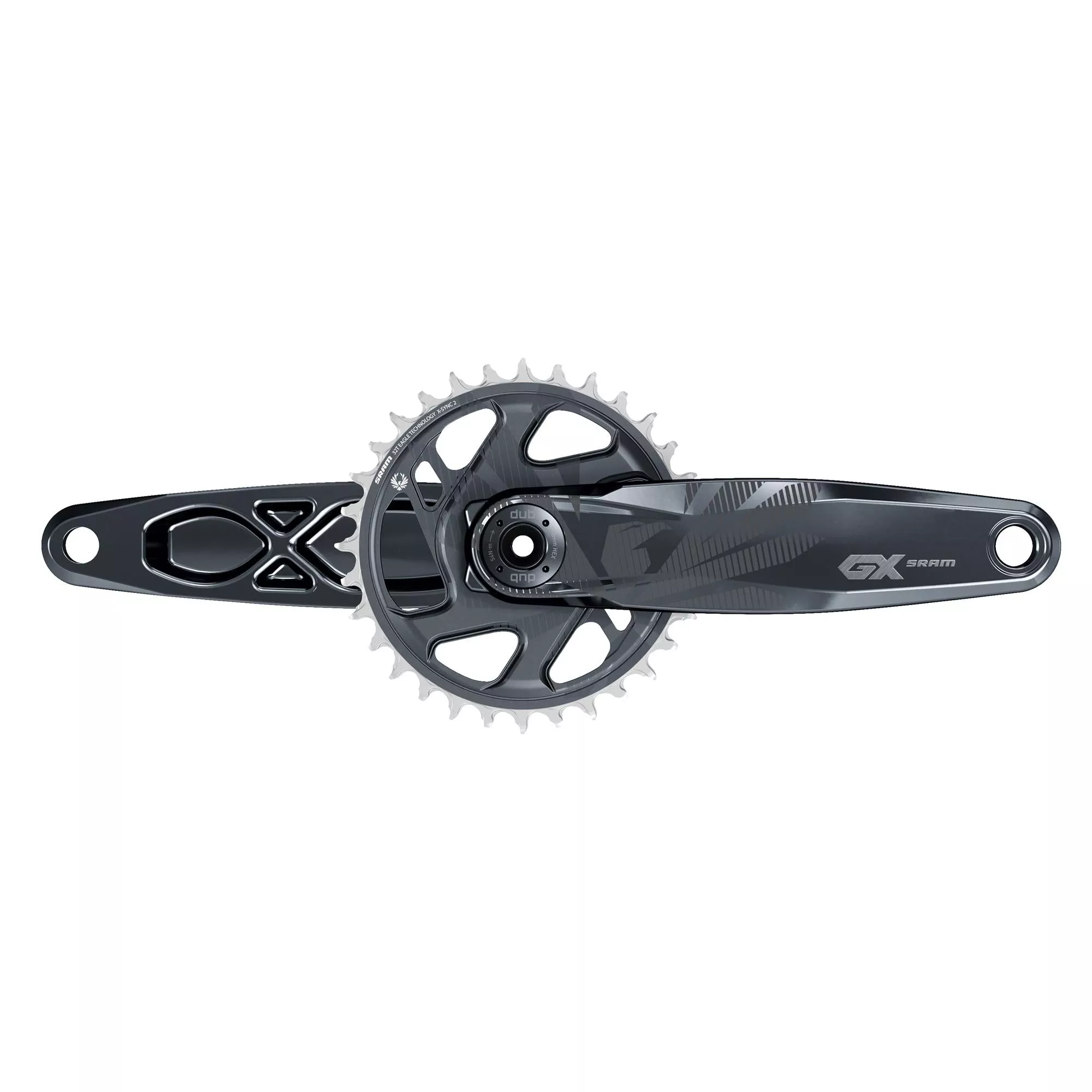 SRAM Crank Gx Eagle Dub 12S With Direct Mount 32T X-Sync 2 Chainring (Dub Cups/Bearings Not Included)