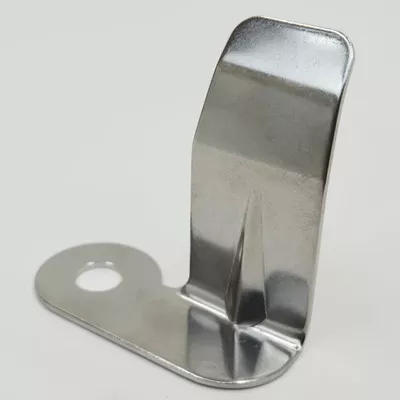 Stainless Steel Regulator/Rectifier Plug Retainer for 1970-1999 Harley Big Twin Shovelhead/Evo FX/FL, Touring, Softail, Dyna & FXR Models with Right Angle Reg/Rec Plug ONLY - Protects Charging System