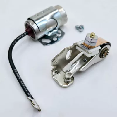 Standard Motor Products Blue Streak Ignition Tune Up Kit w. Points Set & Condenser for 1970-Early 1978 Harley Electra Glide FLH, Low Rider FXS, Super Glide FXE, 1971-Early 1978 Sportster XL w/Points Style Ignitions - HD# 32661-70 & 32726-30A
