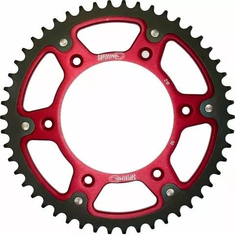 Supersprox - Sprocket 52 Rear Honda RD(RST-210-52-RED)