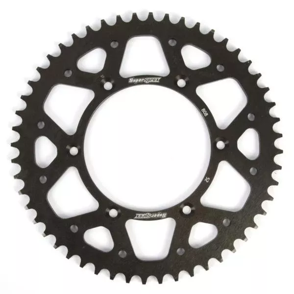 Supersprox - Sprocket 52 Rear Suzuki Black(RFE-808-52-BLK)