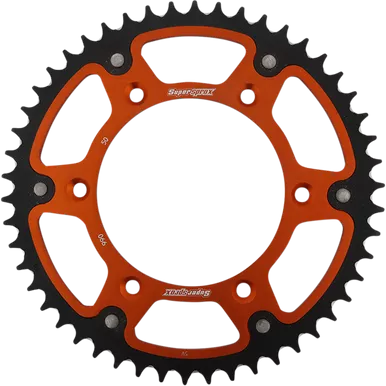 SUPERSPROX Stealth Rear Sprocket - 50-Tooth - Orange - Husaberg RST-990-50-ORG