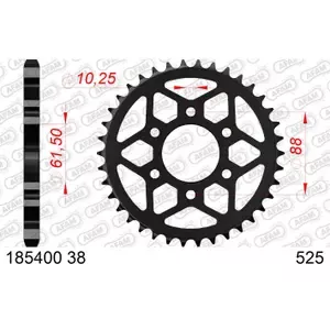 SupersproxSteel motorcycle crown RFE-319-38 525 185400-38