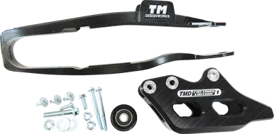 T.M. DESIGNWORKS Chain Guide/Slider - Black - YZ 450 F YCP-OR9-BK