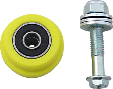 T.M. DESIGNWORKS Chain Roller - Suzuki - Yellow PLR-212-YL