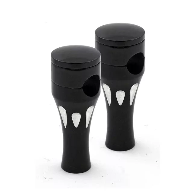 Talon Aluminum Riser Kit, 4" Lift. Black for Harley-Davidson