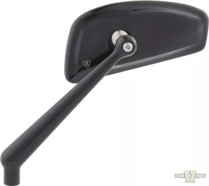 Tearchop Forged Mirror Black Anodized For Harley-Davidson