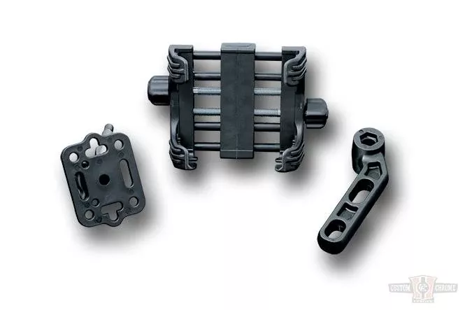 Tech-Connect Kit for Perch Mount with Large Cradle and Black Mounting Bracket For Harley-Davidson