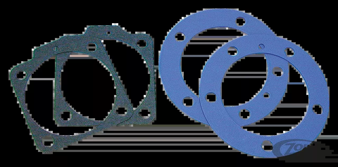 Teflon 3 5/8" BB cyl. gasket set Shovel For Harley-Davidson