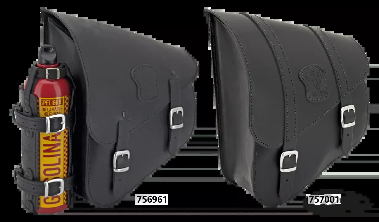 Texas Leather F*ST84-17 5.5L bag w/studs For Harley-Davidson