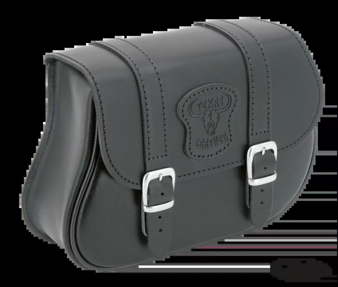Texas Leather V-Rod black leather bag For Harley-Davidson