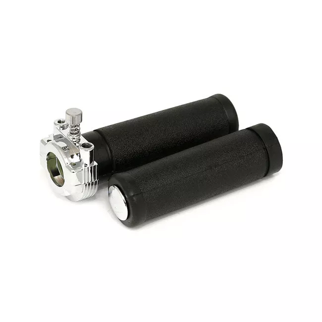 Throttle Assy With Grips, Dual Cable For Harley-Davidson