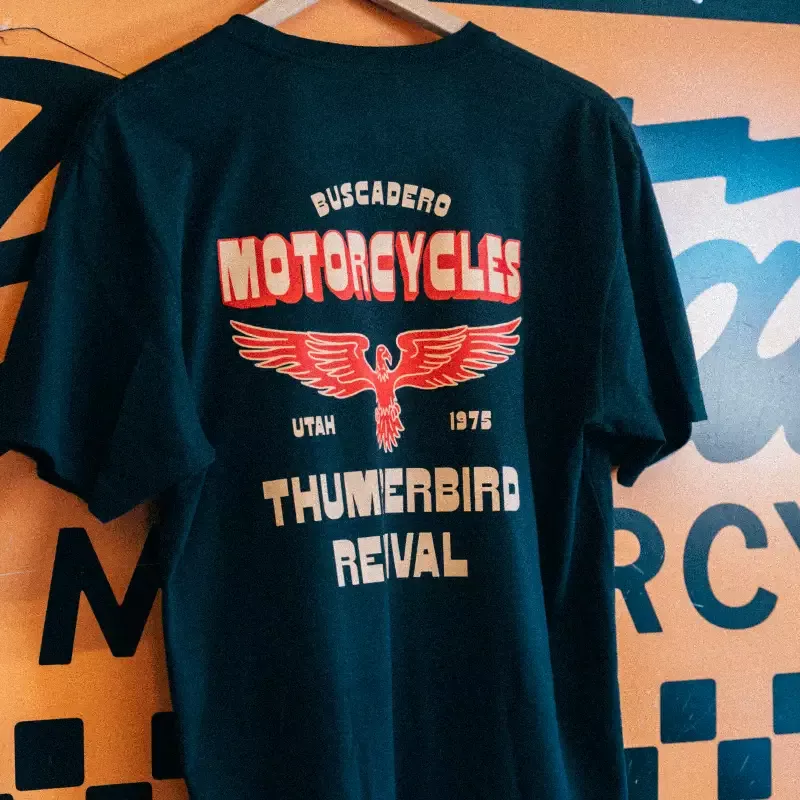 ‘Thumperbird Revival’ Black Lightweight Soft Tee