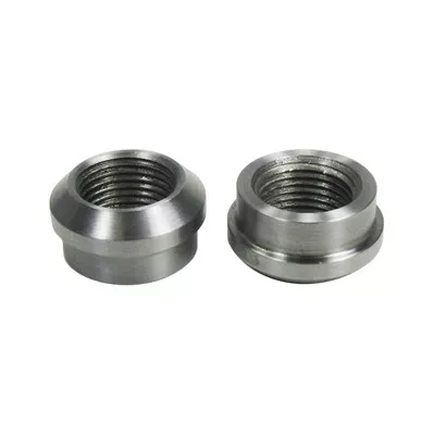 Tophat Stepped Bung with Flange – 3/8” NPT Tapered Thread – Great for Mounting Fuel/Oil Valves, Petcocks, Elbows and Outlets - Stainless Steel - Made In USA
