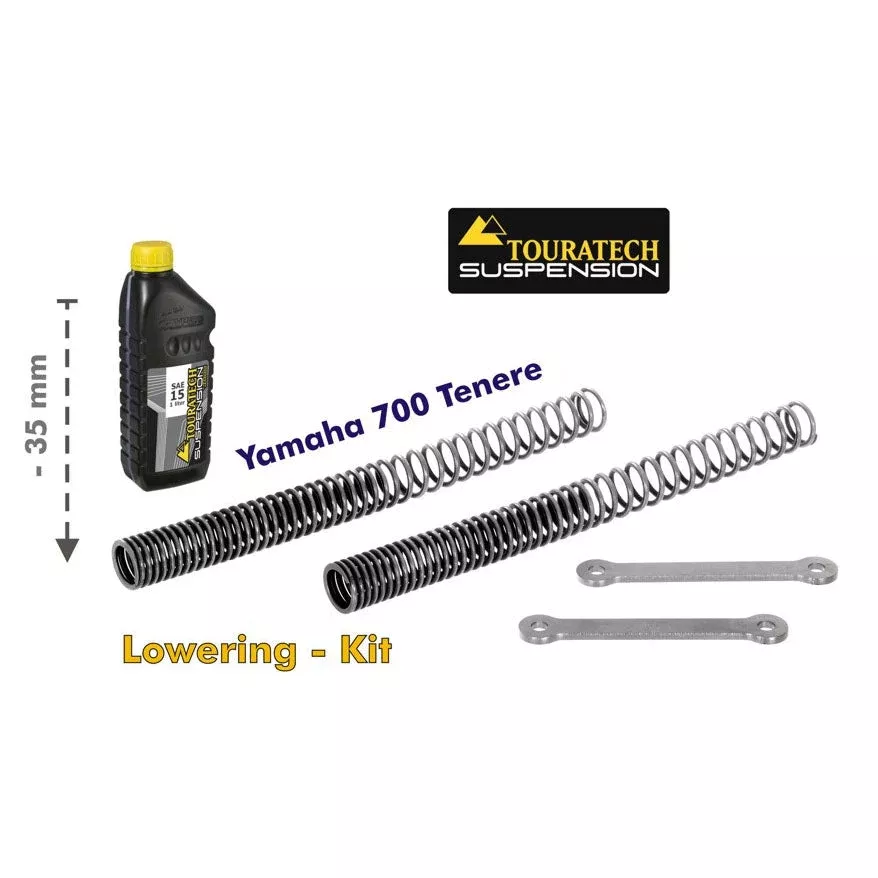 Touratech - 35mm Lowering Fork Springs & Dogbones- Yamaha Tenere 700