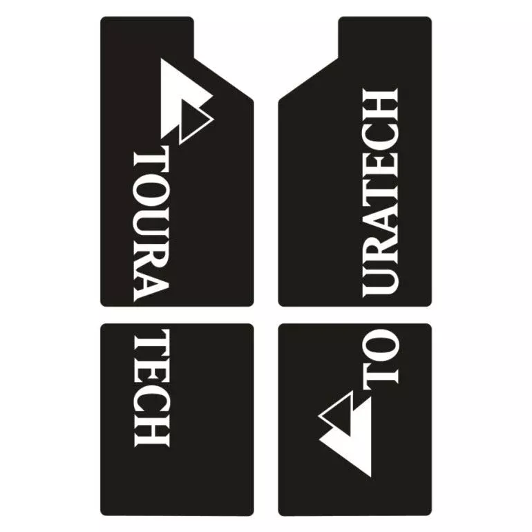 Touratech - Fork Stickers - BMW R1200GS up to 2012, GSA up to 2013