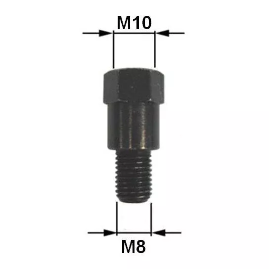 Touratech - Rear View Mirror Adapters M10 to M8