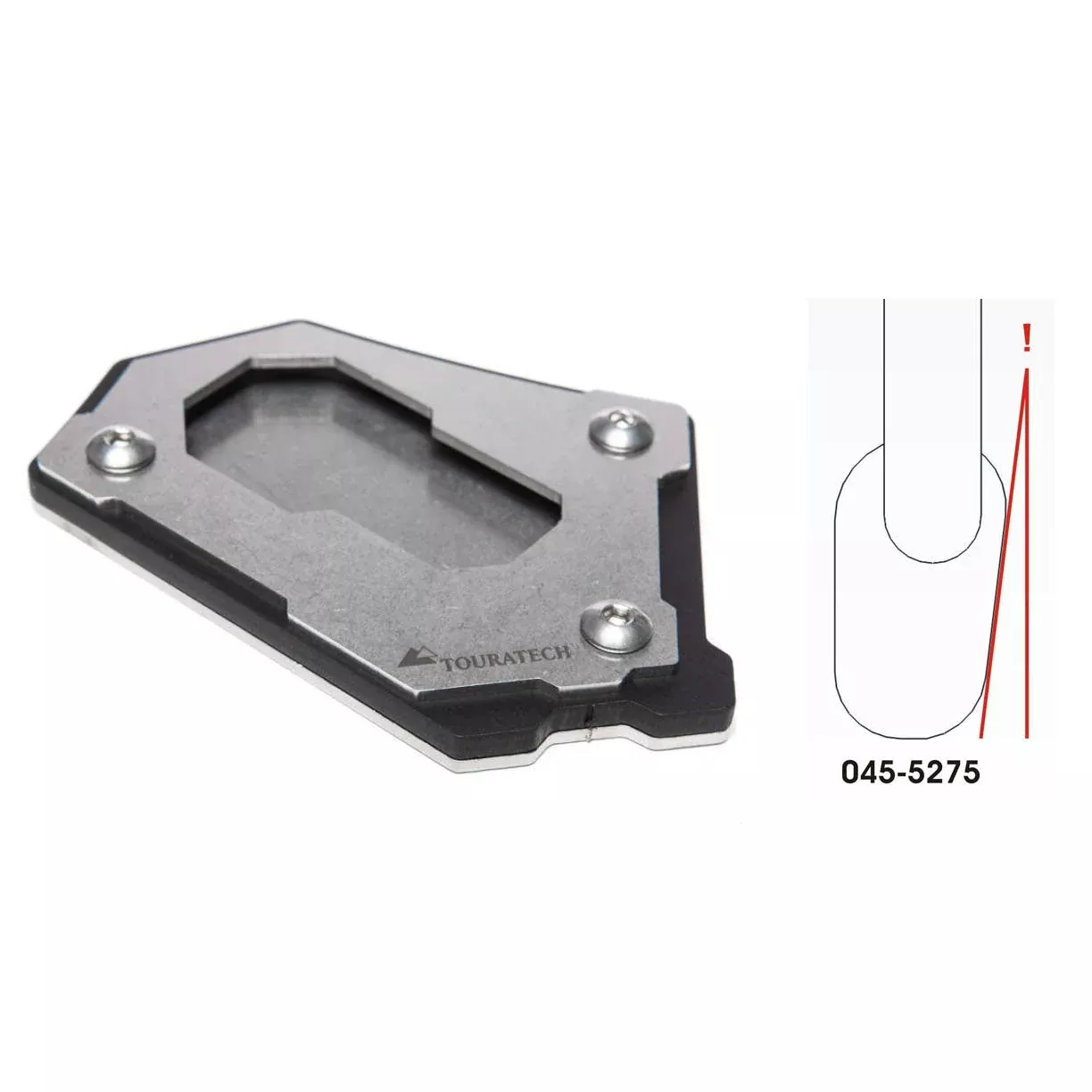 Touratech - Side Stand Base Extension Narrow - BMW R1250GS, R1200GS 2013 & 17-18 except Rallye & Lowered