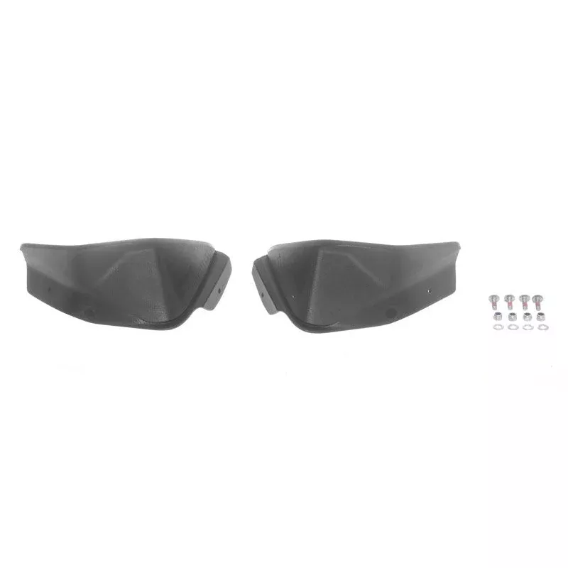 Touratech - Spoiler Set Black for Original BMW Handguards - BMW R1250GS /GSA, R1200GS 13-19 /GSA 14-19, F850GS /GSA, F750GS, F800GSA