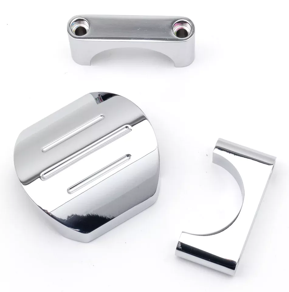 Tri-Groove Finish Handlebar Speedometer Mount for Harley-Davidson