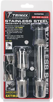 TRIMAX 5/8" diameter Premium Coupler, Receiver & Hitch Lock - SXTM31